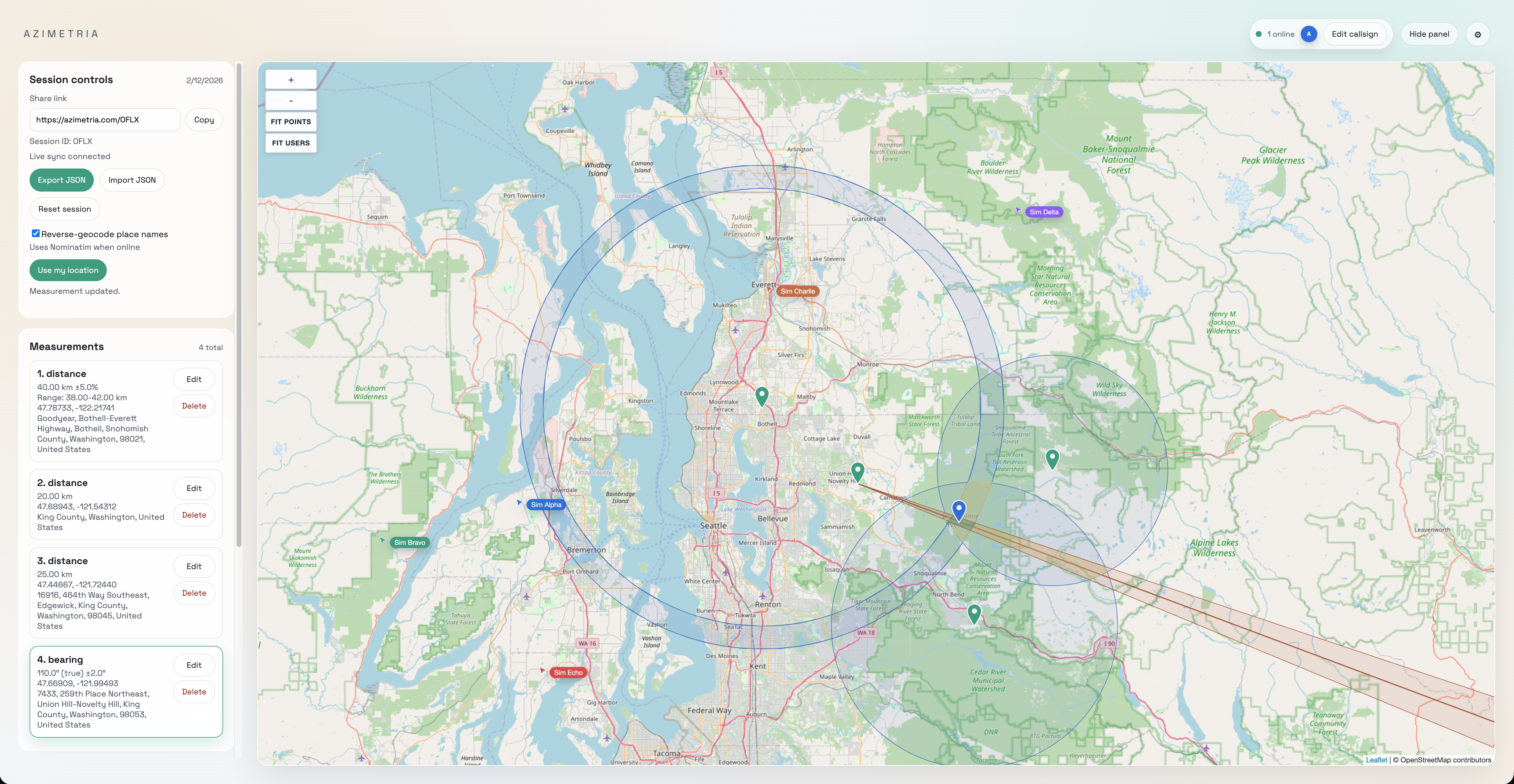 Azimetria SIGINT collaboration workspace