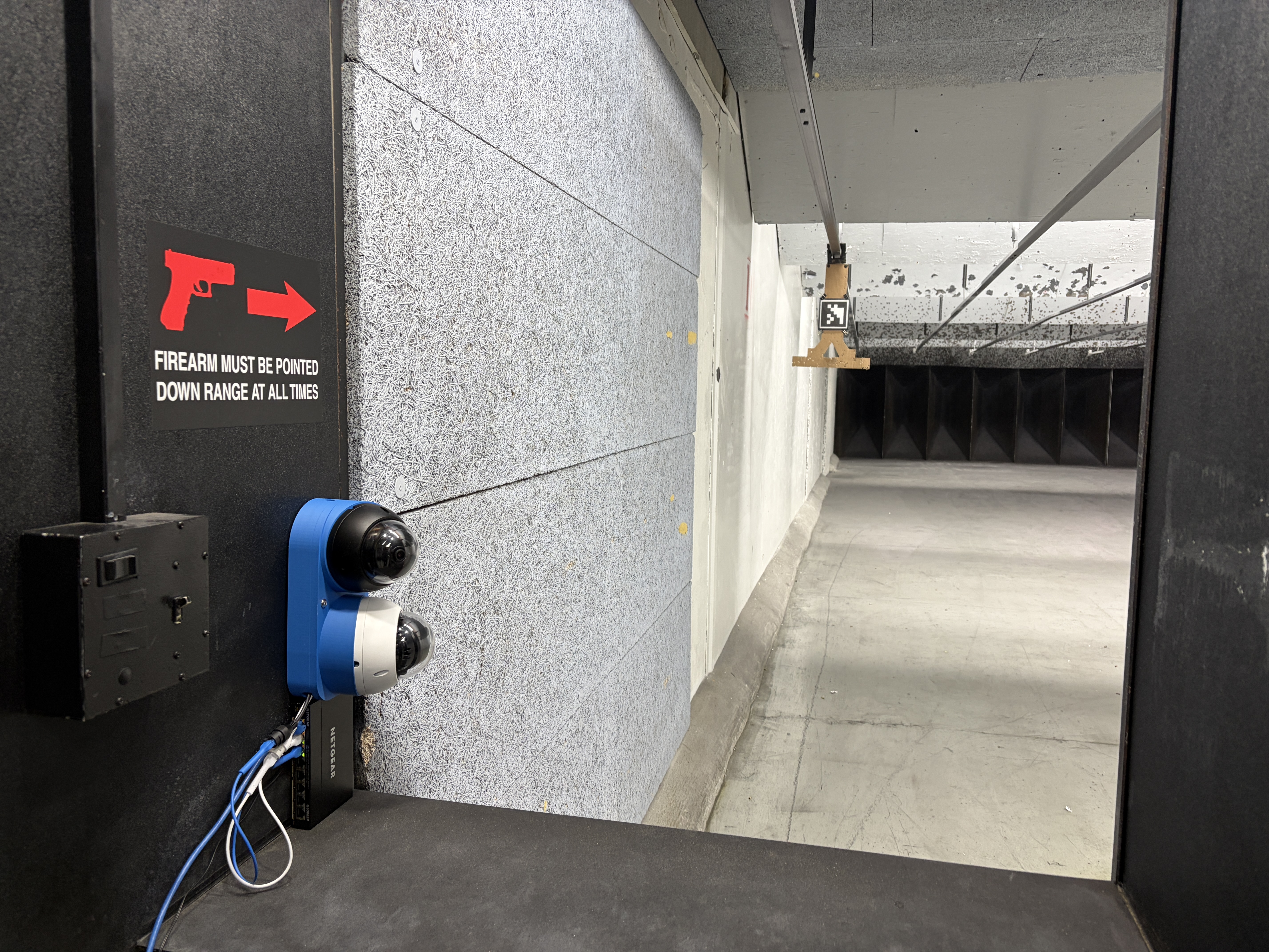 Range Cam lane hardware setup